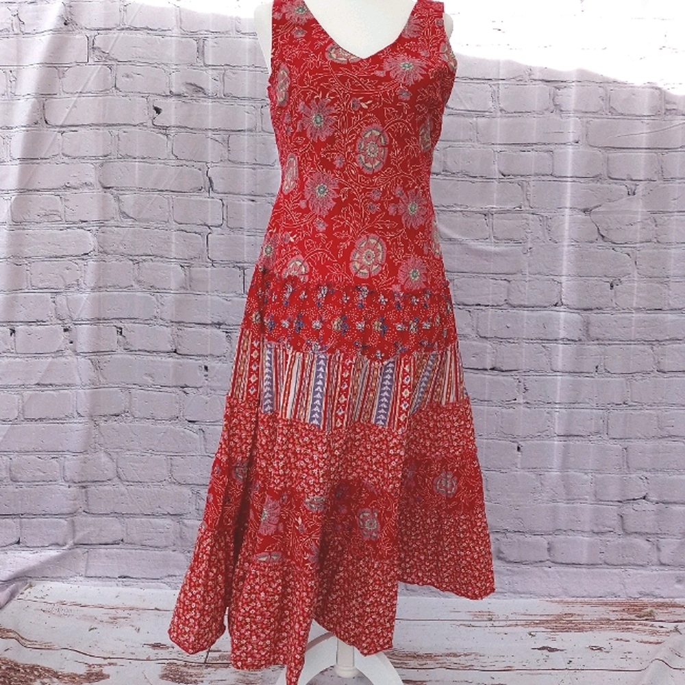 Coldwater Creek Red Summer Dress 10P